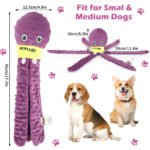 Dog Snuffle Toy Dog Plush Octopus Toys, Dog Puzzle Games Interactive Puppy Toys Chew Toys Slow Feeding Games - Image 3