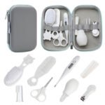 Baby Care Kit Baby Comb Nasal Aspirator Set Thermometer Care Package 8-piece Gift