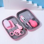 Children's Baby Nails Cutting Pliers 8 Eight-piece Set Eva Bag Care Suit - Image 7